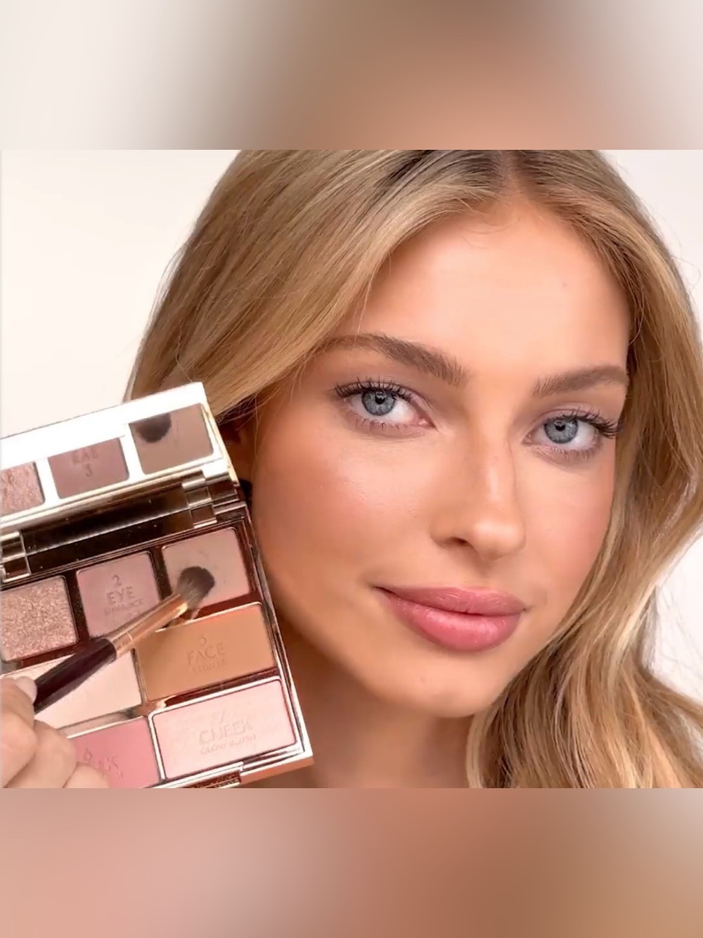 Charlotte Tilbury Hollywood Instant Look in a Palette Pretty, Glowing Beauty NEW - Picture 10 of 13